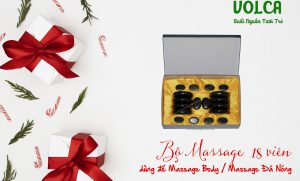 2 Bộ Đá Nóng Massage Cho Spa Mùa Noel